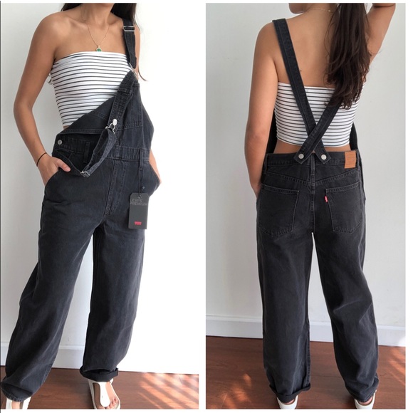 levi's baggy overalls
